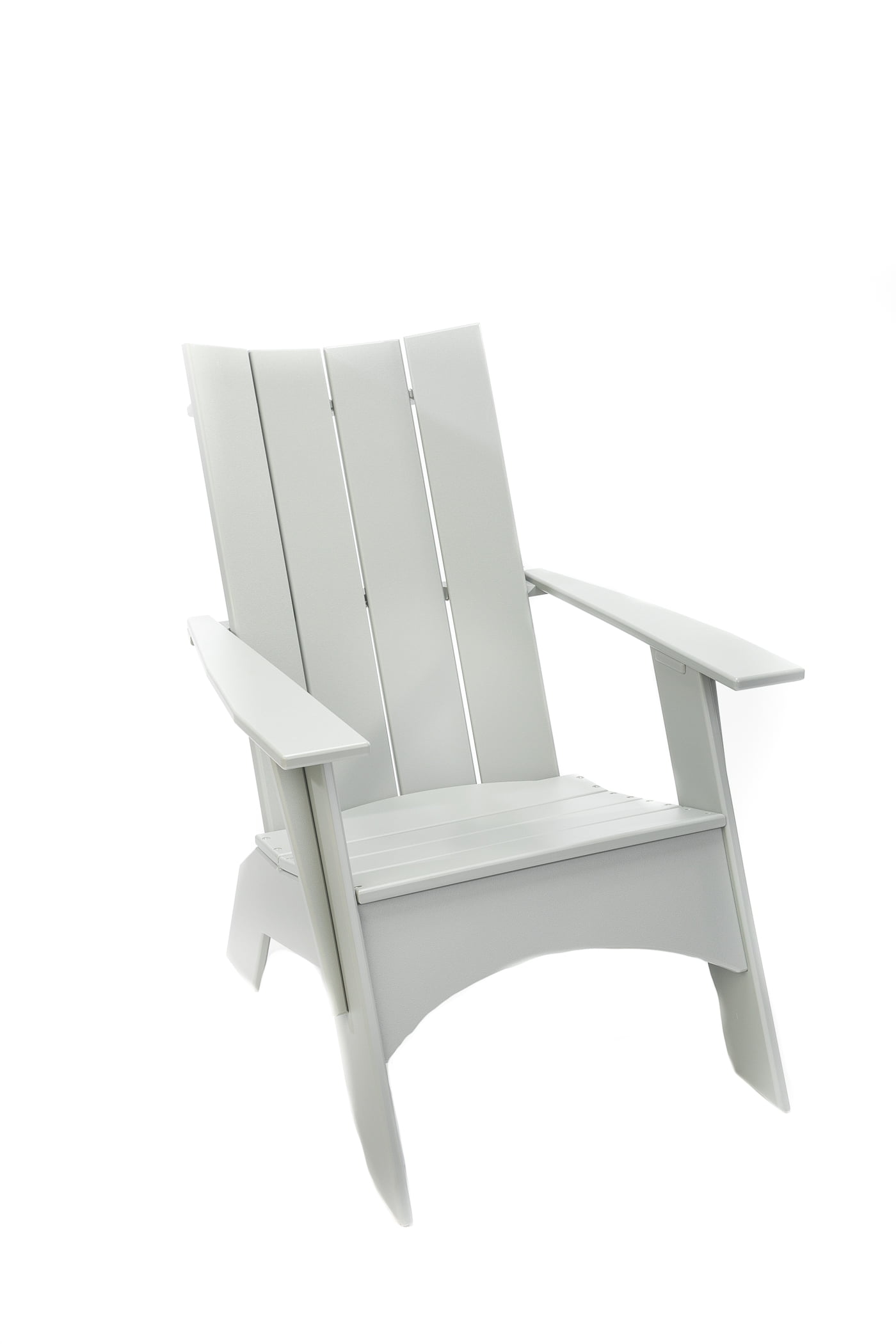 Dove Gray Hampton Adirondack chair, American-made outdoor furniture for Phoenix patios