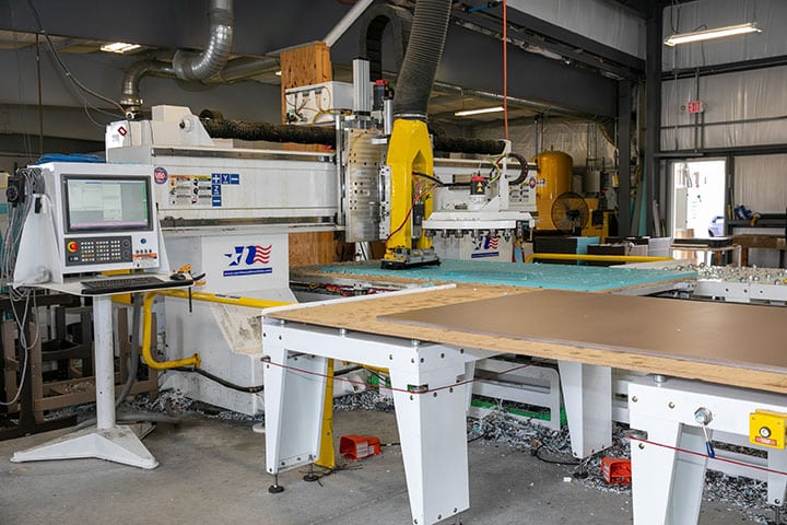 CNC routing station